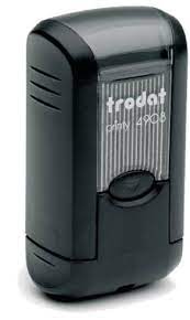 Trodat 4908 Tampon encreur 15*7mm noir