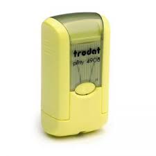 Trodat 4908 Tampon encreur 15*7mm jaune