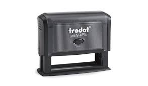 Trodat 4918 Tampon encreur 75*15mm noir